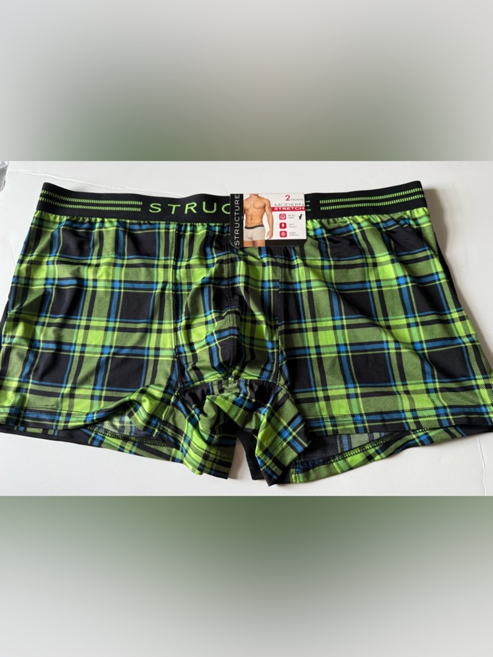 Men's xl Structure 2 pack trunks